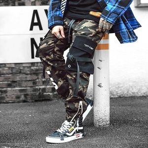 Men Camouflage Joggers Cargo Pants